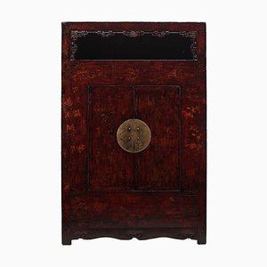 Großer Antiker Chinese Shanxi Painted Armoire