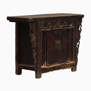 Mueble Shanxi chino antiguo tallado