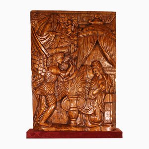 Antique Portuguese Annunciation Altarpiece, 1600s