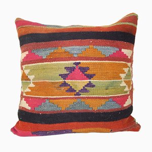 Türkischer Übergroßer Kilim Kissenbezug