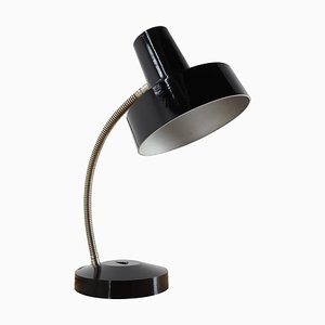 Lampe de Bureau Mid-Century en Bakélite Noire, Tchécoslovaquie, 1960s