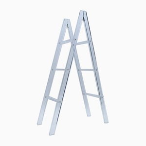 Italian Clear Acrylic Glass Ladder Valet, 1960s