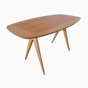 Table d'Appoint en Hêtre, Italie, 1960s