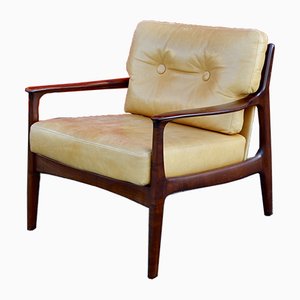 Fauteuil en Cuir par Eugen Schmidt pour Soloform, 1960s