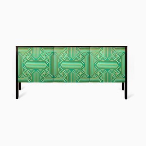 3 Door Loop Sideboard Emerald by Coucoumanou for Coucoumanou / Nell Beale