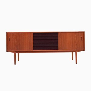 Credenza Trio in teak di Nils Jonsson per Hugo Troeds, anni '60