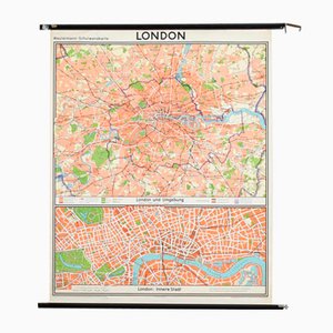 Vintage London Map from Westermann, 1960s