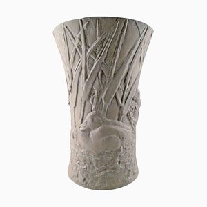 Colossal Saxbo Stoneware Vase by Hugo Liisberg, 1930s
