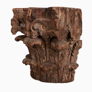 Sculpted Capitals, 1750s, Set of 2