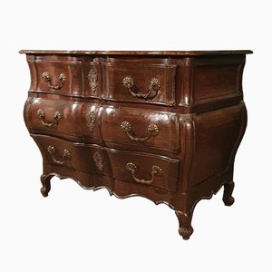 French Walnut Commode, 1780s