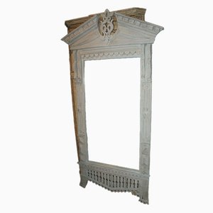 Painted Mirror in Architectural Form, 1850s