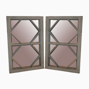 Miroirs Fenêtres Antiques, Set de 2