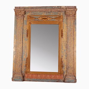 French Painted Mirror, 1860s