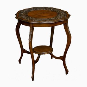 Table d'Appoint Victorienne en Acajou