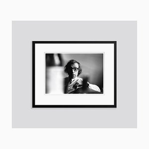 Woody Allen 1970 Silver Gelatin Print Framed in Black by Getty Images Archive