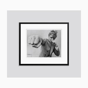 Michael Caine 1965 Silver Gelatin Resin Print Framed in Black by Stephan C Archetti