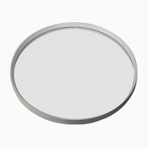 Specchio in plastica bianca, anni '60