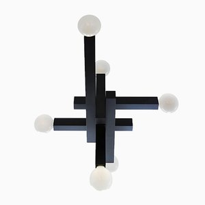 Lampe à Suspension Moderne Structure 01 Inspirée par l'Architecture Brutaliste et le Mouvement De Stijl de Balance Lamp