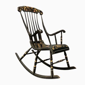 rattan nursing chair