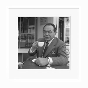 Edward G. Robinson Gangster Coffee in White Frame from Galerie Prints