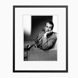 Gary Cooper con cornice nera di Galerie Prints