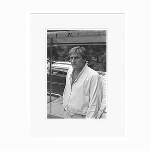 Gerard Depardieu con cornice bianca di Galerie Prints