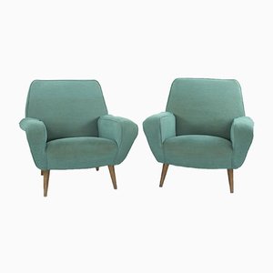 Set of Model 830 Lounge Chairs by Gianfranco Frattini for Cassina, 1950s