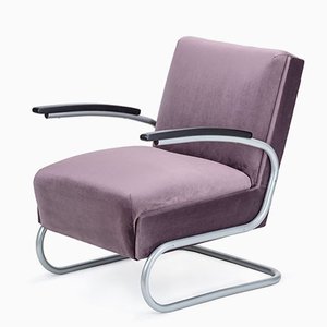 Czechoslovakian Model S411 Armchair from Mücke Melder, 1940s