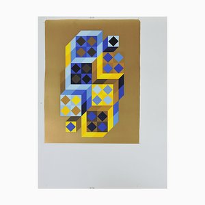 Serigrafía Serigrafía Sample Print (BAT) / TRITIM de Victor Vasarely, 1972