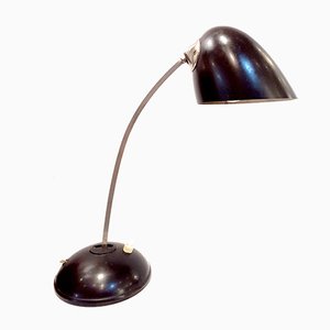 Brown Bakelite Table Lamp by Eric Kirkman Cole, Czechoslovakia, 1950s