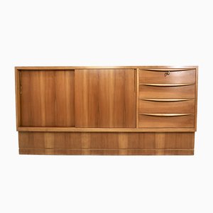 Credenza Mid-Century in noce di Franz Ehrlich per VEB Deutsche Werkstätten Hellerau, anni '50