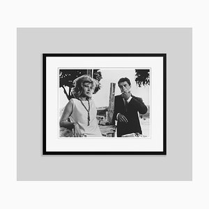 Alain Delon and Monica Vitti Archival Pigment Print Framed in Black