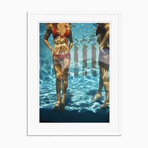 Weißes Pool-At Las Brisas C-Print in Weiß von Slim Aarons