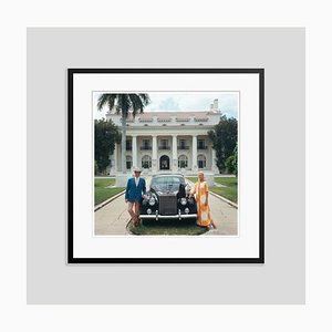 Donald Leas Oversize C Print in Schwarz von Slim Aarons gestaltet