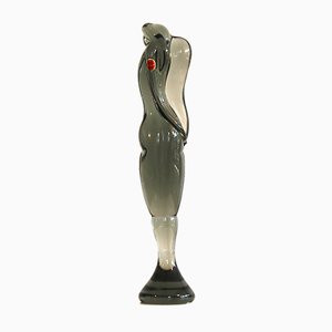 Abstrakte weibliche Murano Glasfigur Skulptur von Ermanno Nason für Cenedese, 1960er