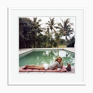 Having A Topping Time Oversize C Print Framed in White by Slim Aarons