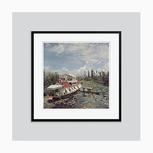 Jhelum River Oversize C Print Framed in Black by Slim Aarons