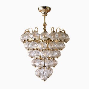 Lampada da soffitto con sfere in vetro di Murano di Paolo Venini per Venini, anni '80
