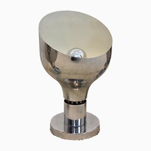 Faretto da soffitto AM/AS cromato di Franco Albini, Franca Helg & Antonio Piva