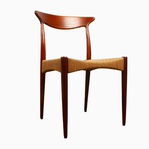 Dänischer Vintage Teak Stuhl von Arne Hovmand-Olsen für Mogens Kold, 1950er