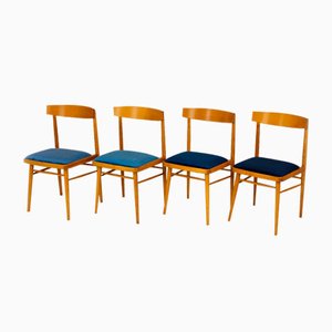 Ash Dining Chairs from TON, 1960s, Set of 4