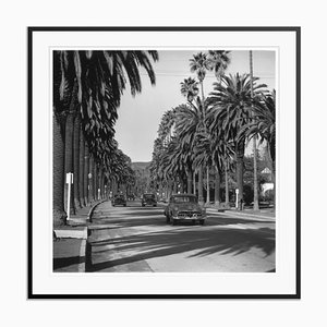 Cannon Drive Silver Fibre Gelatin Print Framed in Black by Slim Aarons