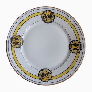 Assiettes Art Nouveau en Porcelaine avec Scène Orientale de Limoges, Set de 10