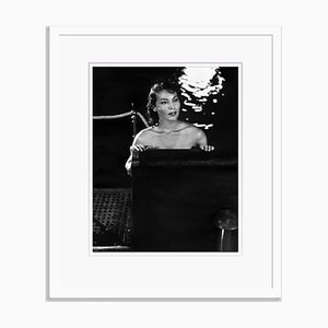 Ava Gardner Archival Pigment Print Framed in White by Alamy Archives