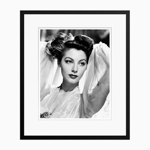 Impresión ava Gardner Archival Pigment enmarcada en negro