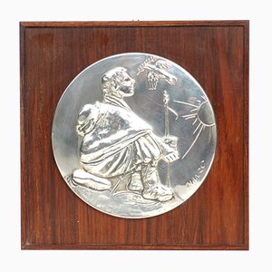 Wandstück von Giacomo Manzù für Franklin Mint, 1970er