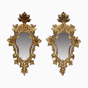 18th Century Spanish Cornucopia Mirrors, Set of 2