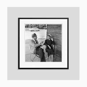 Hepburn & Holden Silver Gelatin Resin Print Framed in Black by Hulton Archive