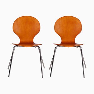 Dänische Mid-Century Farfalla Stühle aus Bugholz, Billund, 1960er