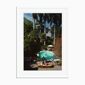 Mazatlan Mansion Oversize C Print Framed in White by Slim Aarons